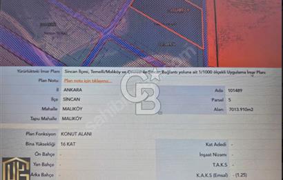 TEMELLİ - TSE - ESKİŞEHİR YOLU'NA YAKIN, MALIKÖY'DE İMARLI ARSA