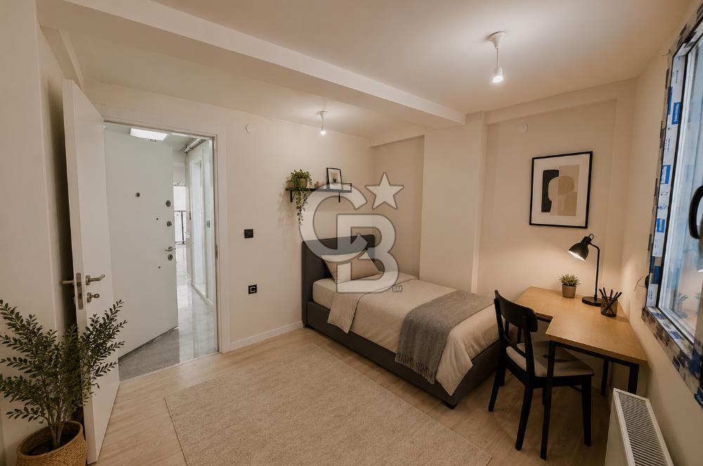 KARŞIYAKA TUNA MH'DE 1+1 FULL EŞYALI 52m2 KİRALIK SIFIR DAİRE 