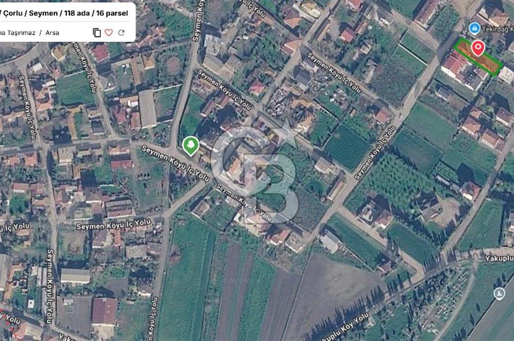 ÇORLU SEYMEN’de İMARLI YATIRIMA UYGUN SATILIK 540m2 ARSA