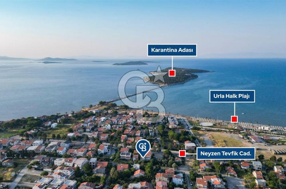 Urla Atatürk Mah.Denize 150 m Satılık Villa