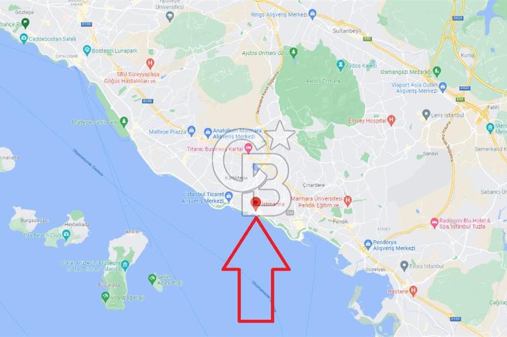KARTAL İSTMARİNA TAM DENİZ MANZARALI SATILIK 1+0 STÜDYO DAİRE FIRSATI
