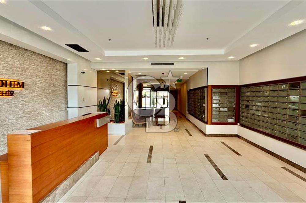 BRANDIUM RESIDENCE'TA KONUT VE OFİSE UYGUN SATILIK BOŞ 1+1 DAİRE