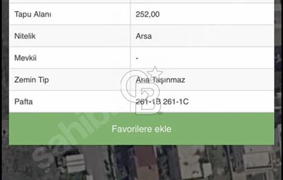 SASALI SA SATILIK 252 MT2 ARSA