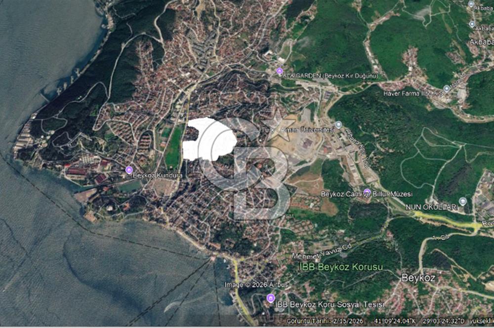 CB'DAN BEYKOZ ORTAÇEŞME, 138 M2, MÜSTAKİL, SATILIK ARSA