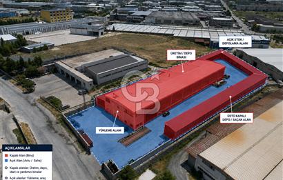 CB OPİA'DAN KARMA OSB'DE 6.308 m² TİCARİ GÜÇ ( SATILIK FABRİKA )