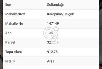 AFYONKARAHİSAR SULTANDAĞI KARAPINAR KÖYÜ SATILIK ARSA - 11 - 359038