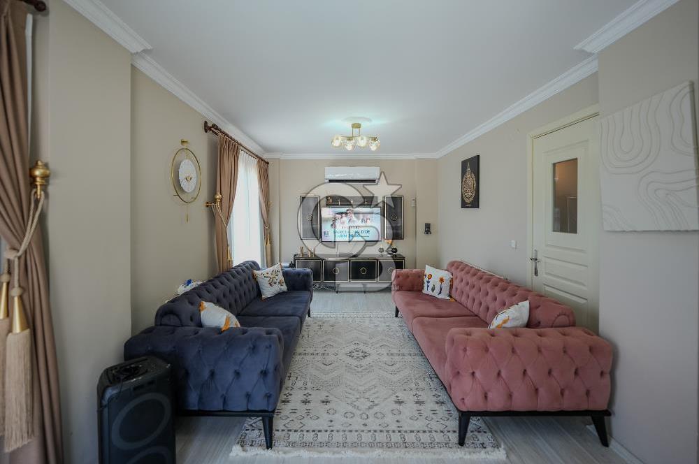 DİKİLİ SALİMBEY'DE 5+1 TERASLI MÜSTAKİL 420m2 SATILIK BAHÇELİ VİLLA
