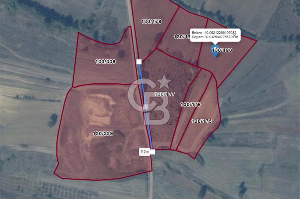 KANDIRA ÜĞÜMCEDE KONUM VE ŞEKLİYLE MÜKEMMEL 5838M2 SATILIK TARLA