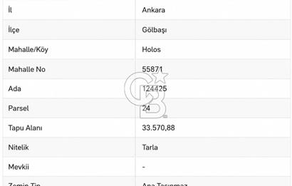 Gölbaşı Günalan Bahçehare'de 466 m² Köşe Parsel Bahçe