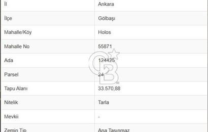 Gölbaşı Günalan Bahçehare'de 466 m² Köşe Parsel Bahçe
