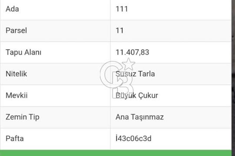 Erzincan,Üzümlü,Çardaklı'da 6 parsel GES/RES için uygun