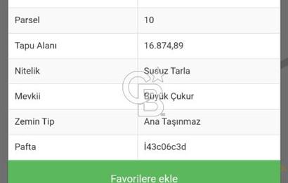 Erzincan,Üzümlü,Çardaklı'da 6 parsel GES/RES için uygun