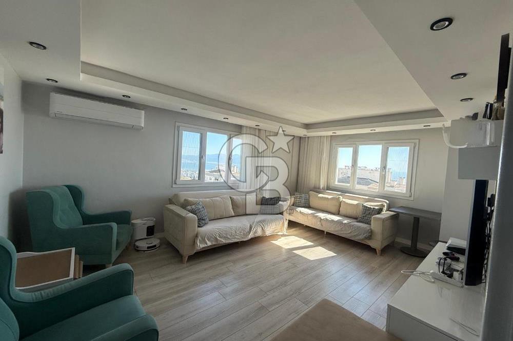 ZİRVEDESİN - ÇİĞLİ EVKA-6 DENİZ MANZARALI SATILIK 3+1 DAİRE 