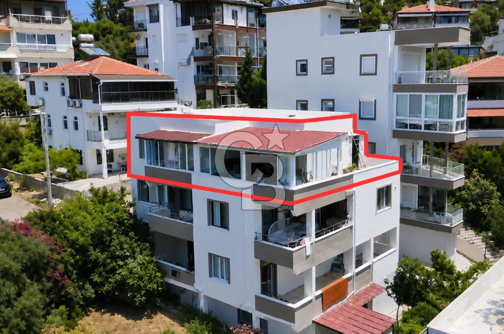 GÜLLÜK'TE PANORAMİK DENİZ MANZARALI 3+1 135 M2 TERASLI DAİRE