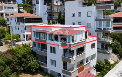 GÜLLÜK'TE PANORAMİK DENİZ MANZARALI 3+1 135 M2 TERASLI DAİRE