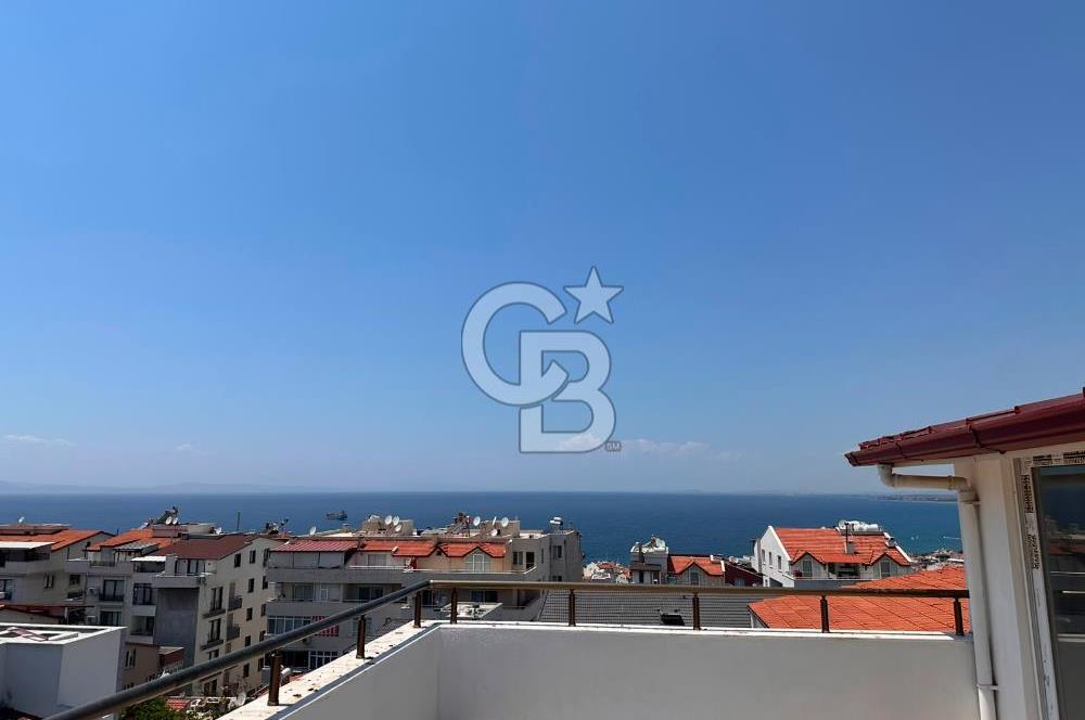 DİKİLİ SALİMBEY MAH. DENİZ MANZARALI 4+1 DUBLEX SATILIK DAİRE