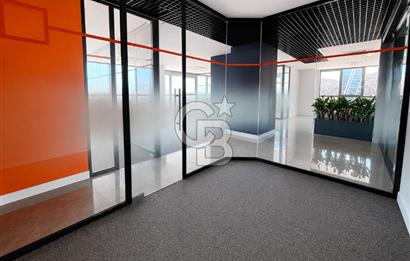 Bayraklı Novus Tower da Deniz Manzaralı Kiralık Yarım Kat Ofis 