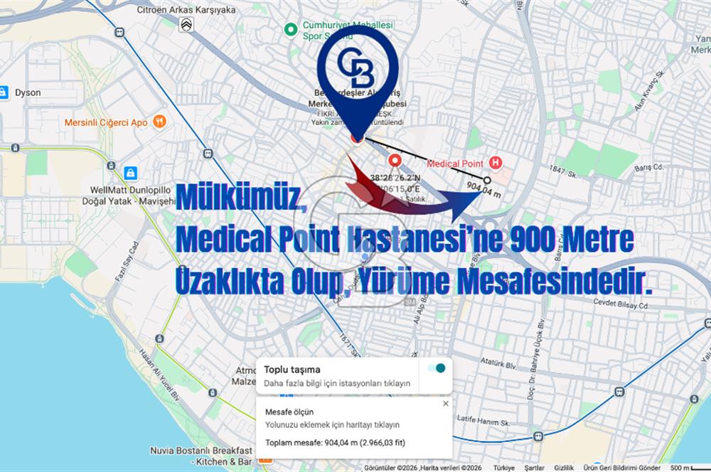 Anadolu Caddesi Üzerinde Geniş Ferah 3+1 Kiralık Daire