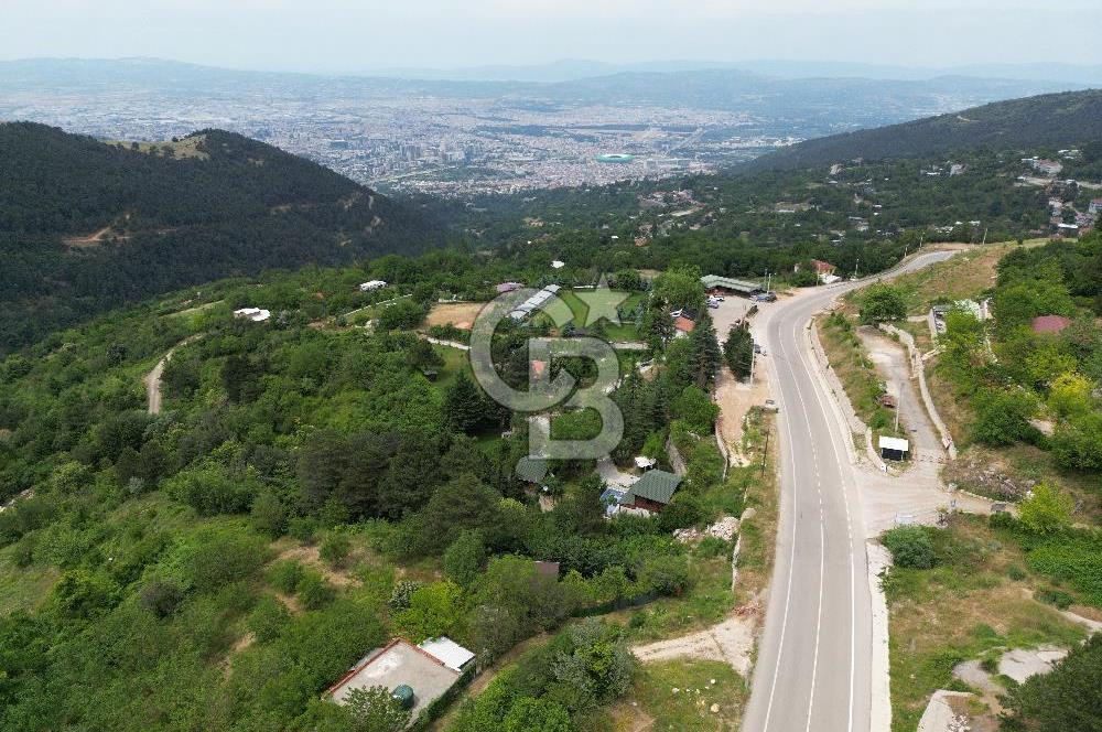 BURSA, ULUDAĞ YOLU ÜZERİNDE SATILIK AHŞAP DAĞ EVLERİ