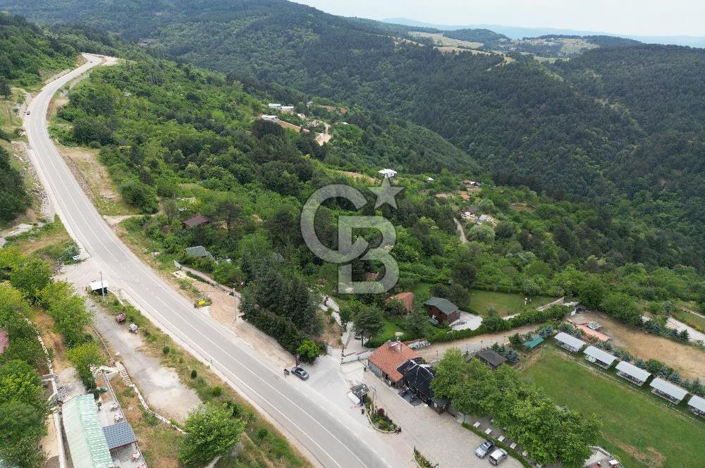 BURSA, ULUDAĞ YOLU ÜZERİNDE SATILIK AHŞAP DAĞ EVLERİ
