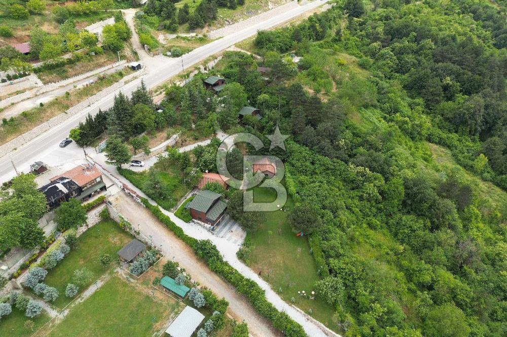 BURSA, ULUDAĞ YOLU ÜZERİNDE SATILIK AHŞAP DAĞ EVLERİ