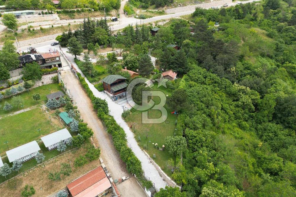 BURSA, ULUDAĞ YOLU ÜZERİNDE SATILIK AHŞAP DAĞ EVLERİ