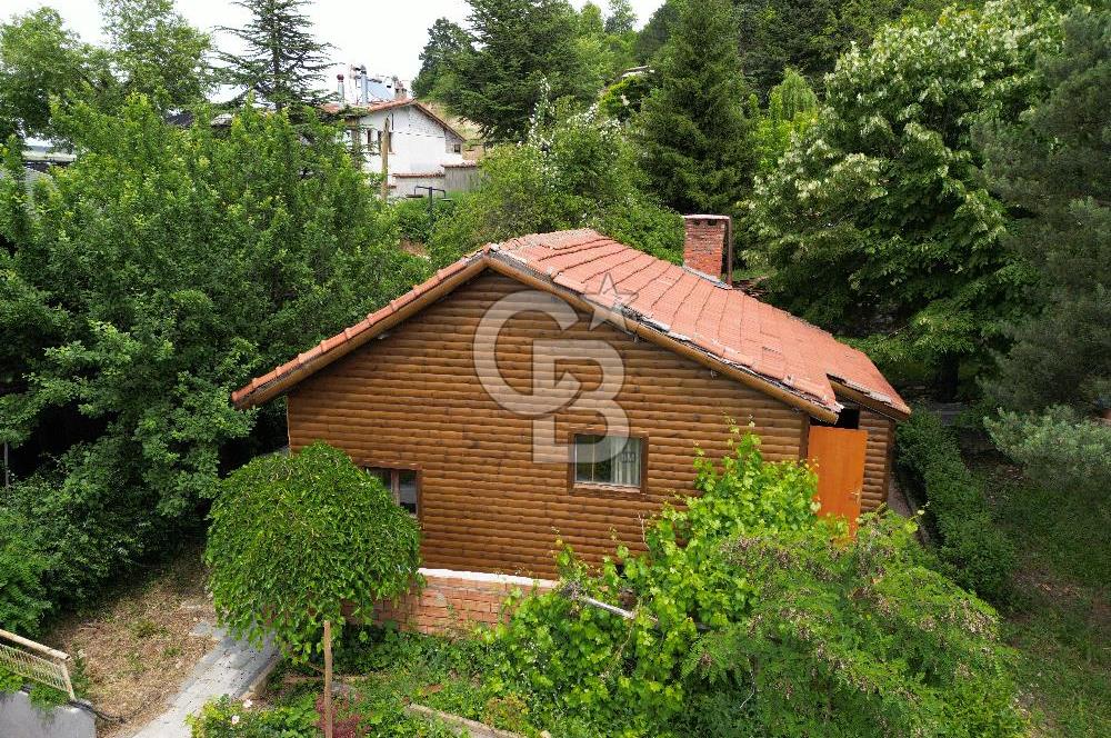 BURSA, ULUDAĞ YOLU ÜZERİNDE SATILIK AHŞAP DAĞ EVLERİ