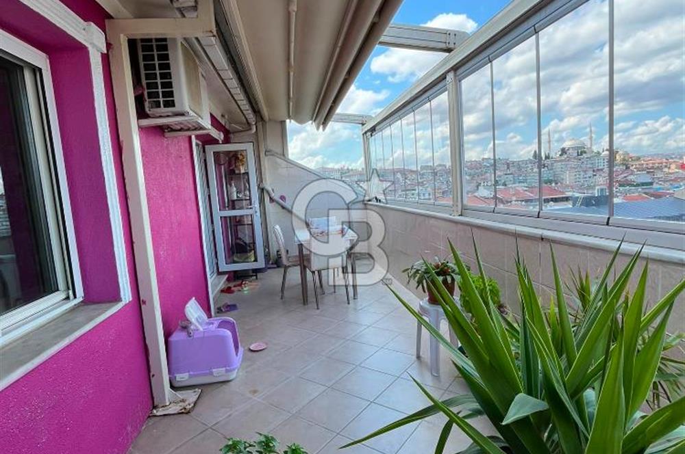 FATİH CİBALİDE HALİÇ MANZARALI 3+1 ÇİFT TERASLI DAİRE