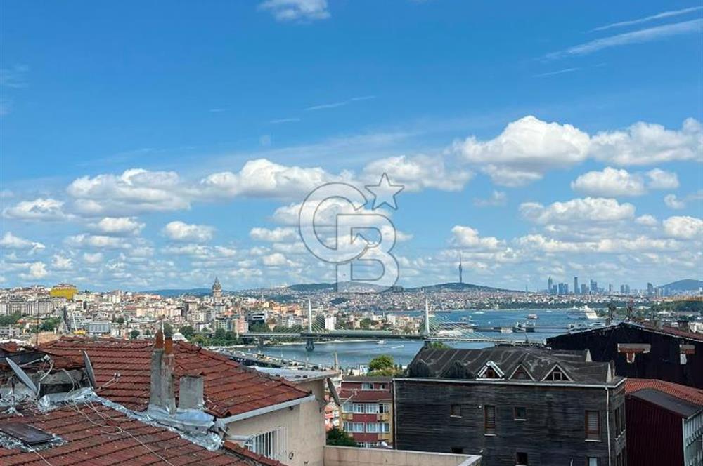 FATİH CİBALİDE HALİÇ MANZARALI 3+1 ÇİFT TERASLI DAİRE