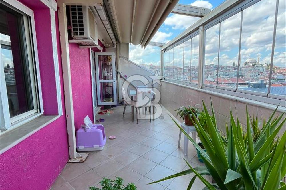 FATİH CİBALİDE HALİÇ MANZARALI 3+1 ÇİFT TERASLI DAİRE