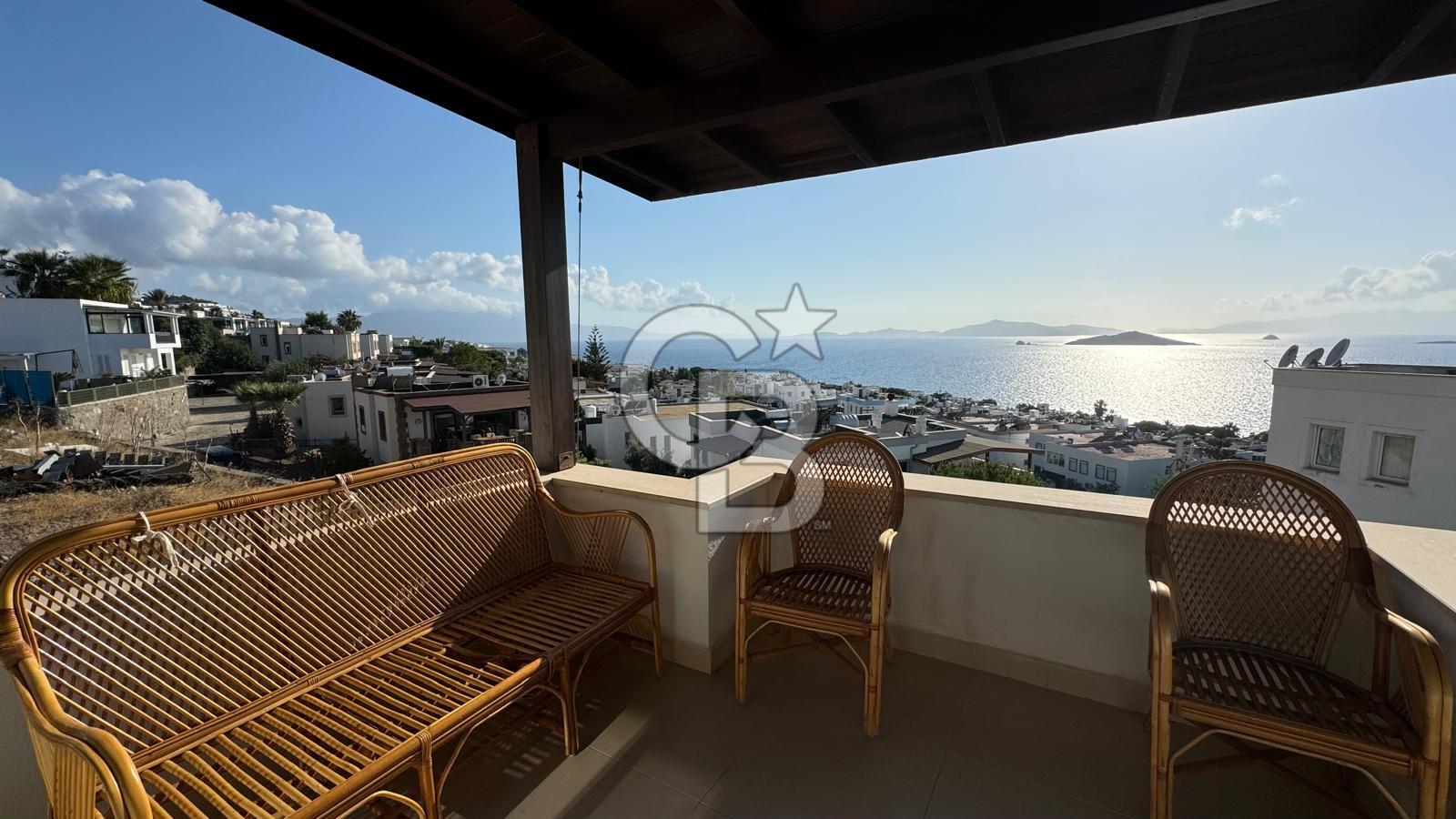 TURGUTREİS D-MARİN'e YAKIN DENİZ MANZARALI 4+1 KİRALIK DAİRe