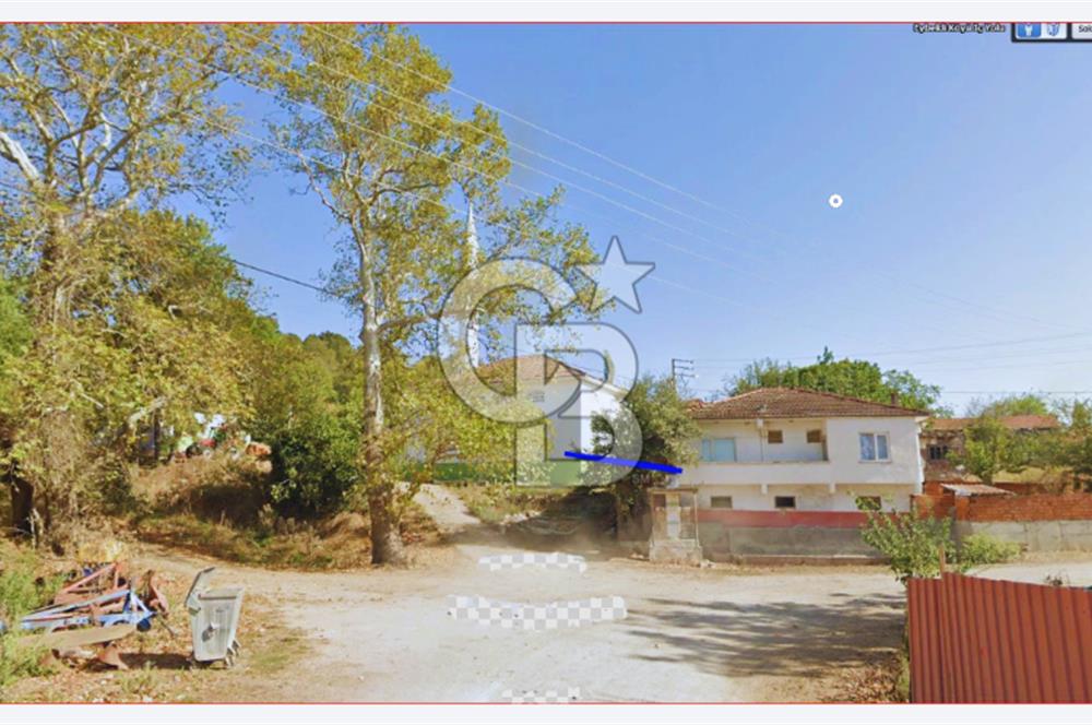 BİGA EYBEKLİ KÖY İÇİ, 2.5 KAT VİLLA İMARLI, MÜSTAKİL PARSEL