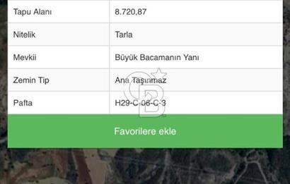 BAĞLUM GÜZELYURT'TA DEĞER KAZANAN BÖLGEDE TEK TAPU  SATILIK TARLA