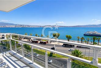 KARŞIYAKA SAHİLİNDE, PANORAMİK DENİZ MANZARALI,  KİRALIK 3+1 YALI DAİRESİ - 4 - 359677