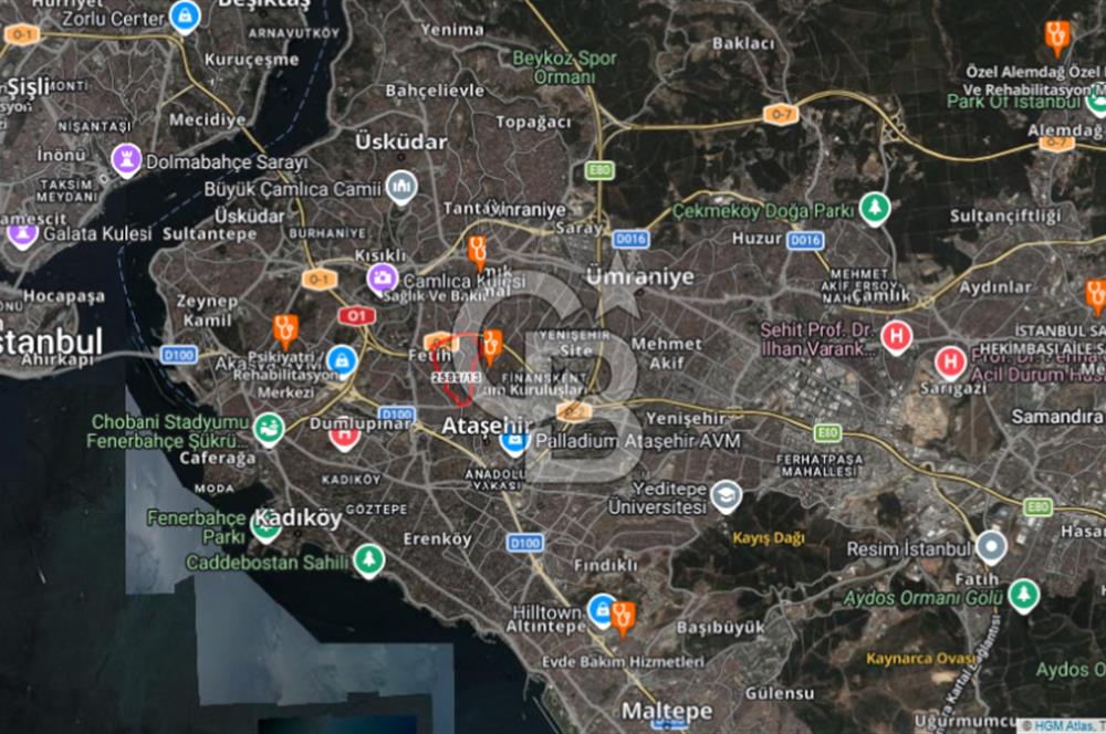 ATAŞEHİR ESATPAŞA ZİYAPAŞA CADDESİNDE 39 M2 KONUT İMARLI ARSA