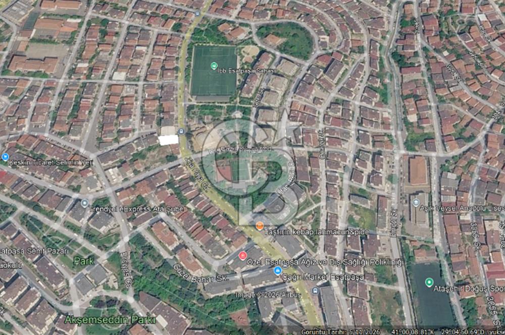 ATAŞEHİR ESATPAŞA ZİYAPAŞA CADDESİNDE 39 M2 KONUT İMARLI ARSA