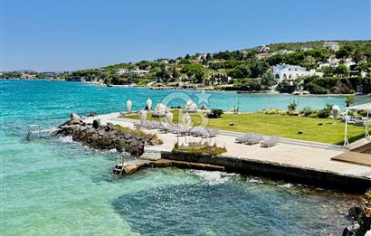 FOLKART ARDIÇ ÇEŞME ÖZEL PLAJI OLAN FULL DENİZ MANZARALI ULTRA LÜKS KİRALIK 2+1 DAİRE