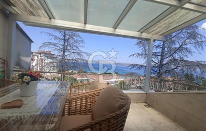 ÖZEL PLAJLII SİTEDE EŞYALI DENİZ MANZARALI 4+2 LÜKS VİLLA