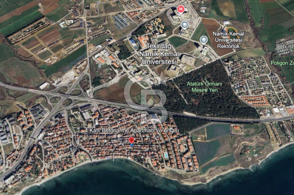 Tekirdağ Değirmenaltı' nda Prestijli Lokasyon 2+1 Satılık Daire