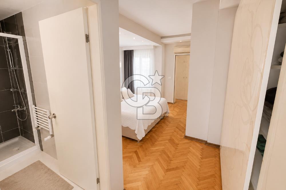 OLİMPİYAT KÖYÜNDE GENİŞ TERASLI MODERN 3+1 KISMİ EŞYALI SATILIK