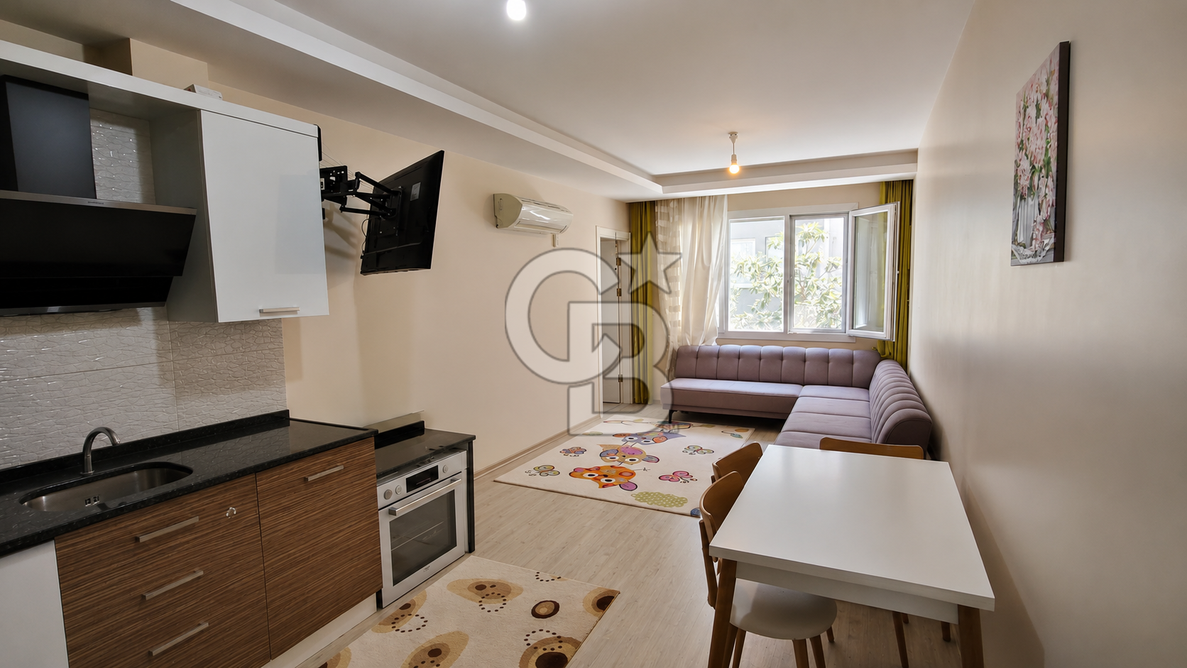 BORNOVA MERKEZDE KİRALIK 1+1 DAİRE EYSANPARK 2 EVLERİ