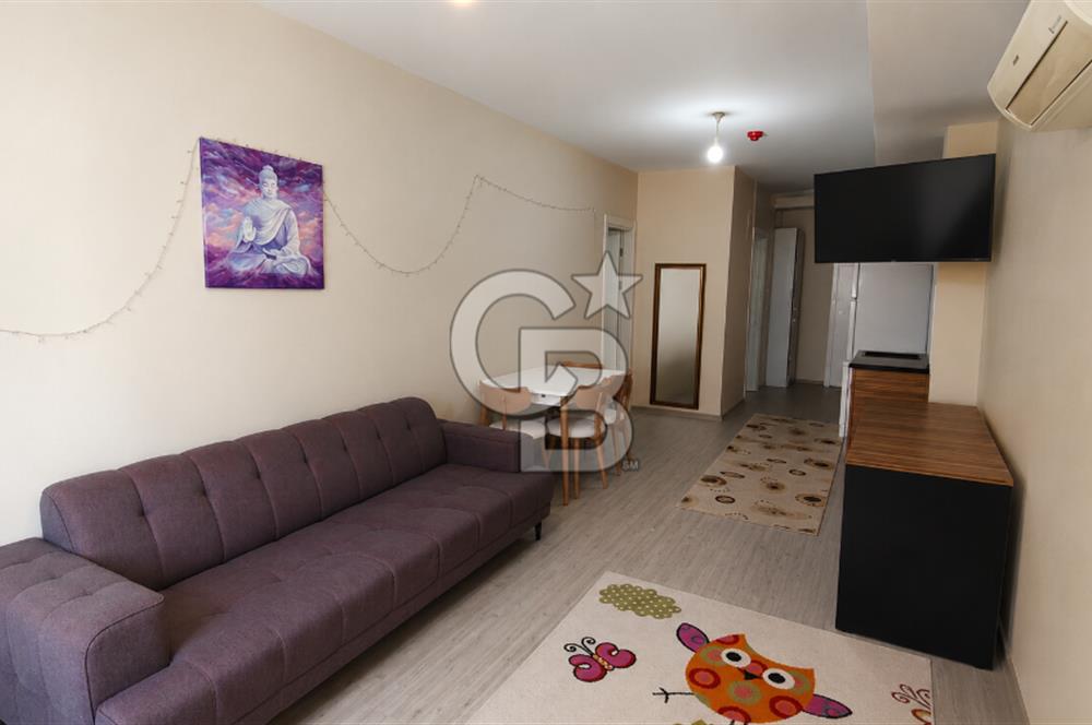 BORNOVA MERKEZDE KİRALIK 1+1 DAİRE EYSANPARK 2 EVLERİ