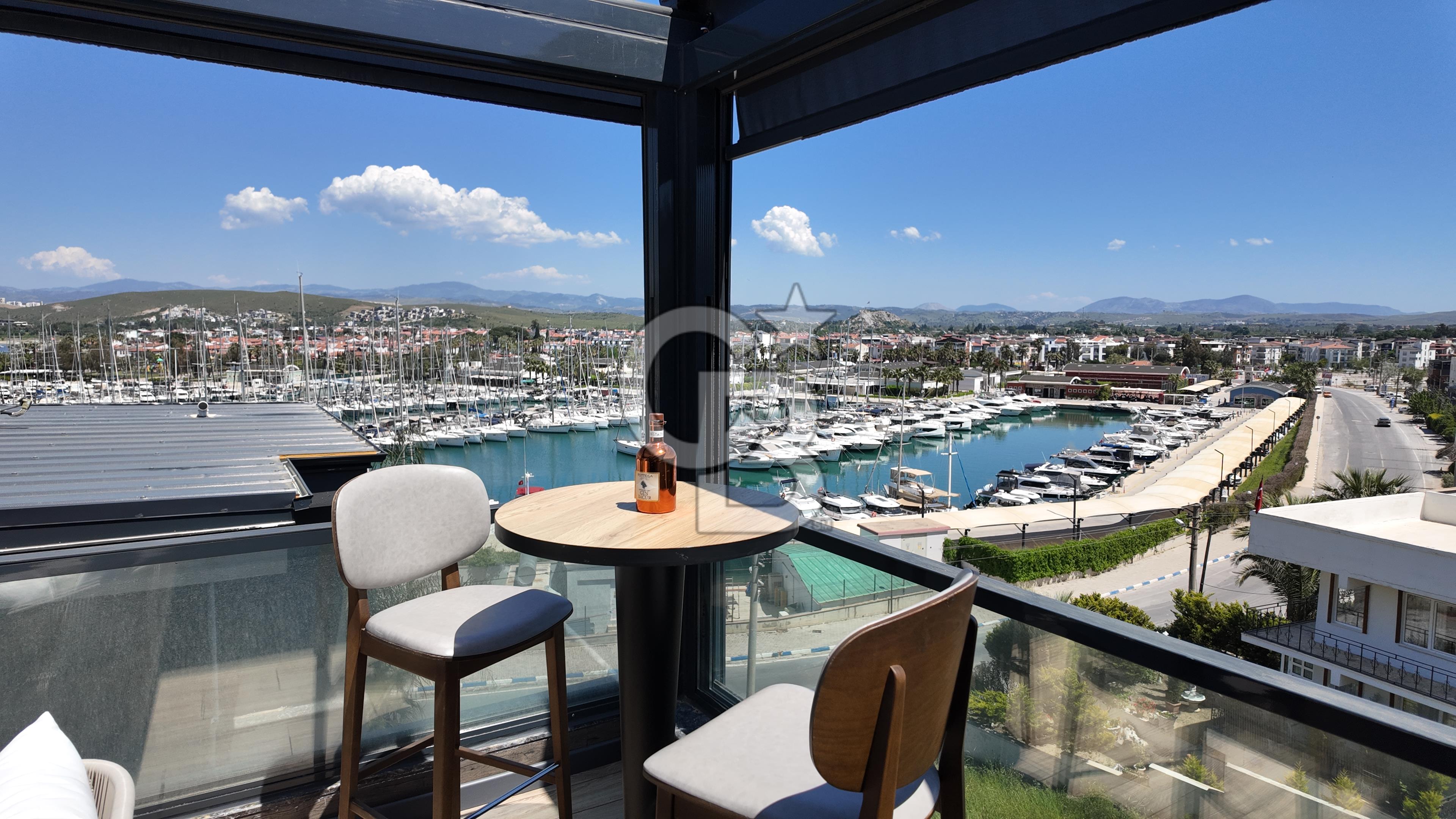 Teos Marina Karşısı 4 Katlı 3+1 Lüks Villa, Havuzlu, Manzaralı