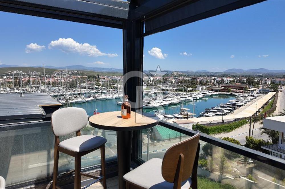 Teos Marina Karşısı 4 Katlı 3+1 Lüks Villa, Havuzlu, Manzaralı