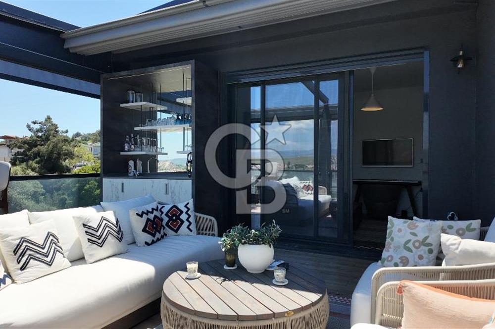 Teos Marina Karşısı 4 Katlı 3+1 Lüks Villa, Havuzlu, Manzaralı