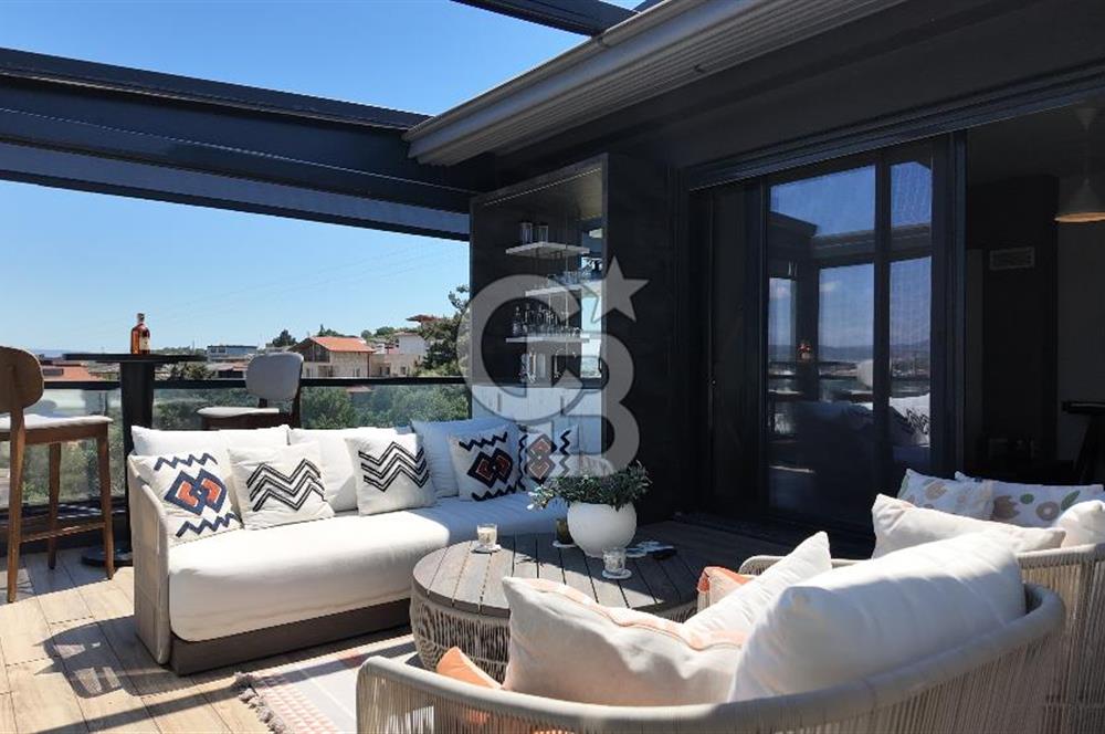 Teos Marina Karşısı 4 Katlı 3+1 Lüks Villa, Havuzlu, Manzaralı