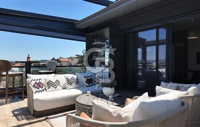 Teos Marina Karşısı 4 Katlı 3+1 Lüks Villa, Havuzlu, Manzaralı