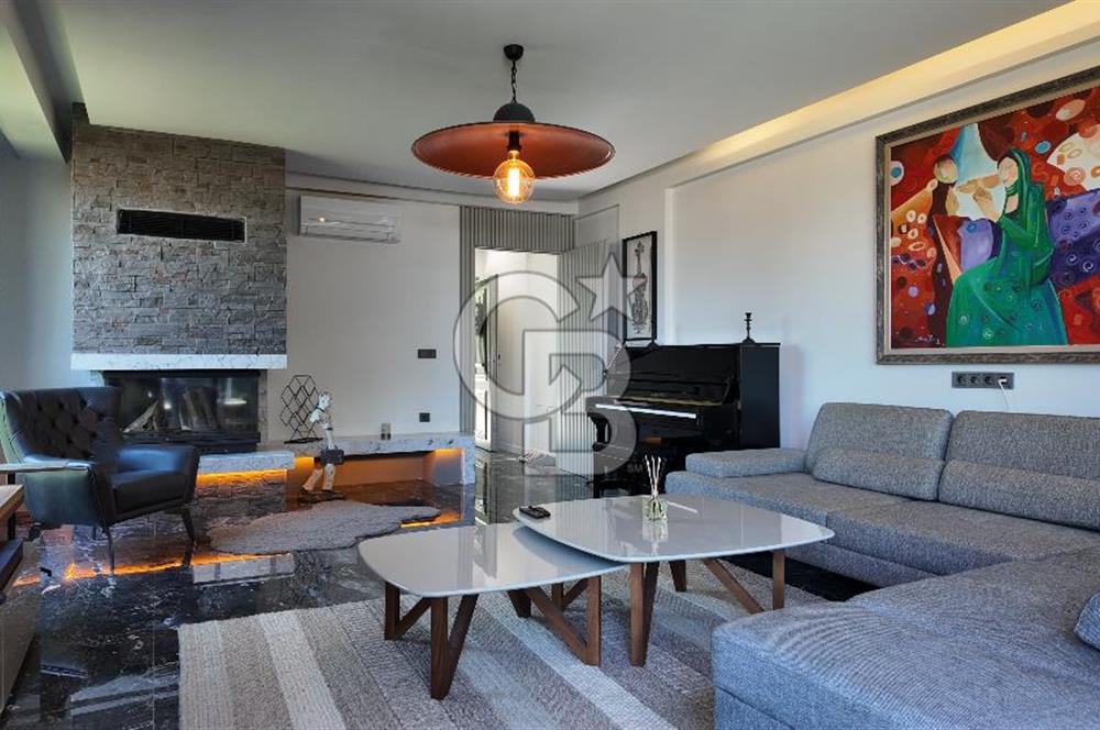 Teos Marina Karşısı 4 Katlı 3+1 Lüks Villa, Havuzlu, Manzaralı