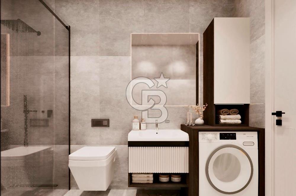 BELEK MEVA WHITE DREAMS 1+1 SIFIR SİTE İÇİ YÜZME HAVUZLU BAHÇELİ