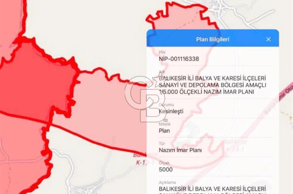 FIRSAT BİGA HARMANLI’DA ÇİFT YOL CEPHELİ 2.600 m2 YATIRIMLIK TARLA